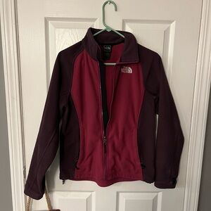 The North Face Women's Two-Tone Burgundy Ski Jacket